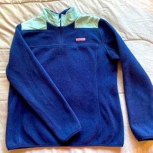 VINEYARD VINES FILL ZIP Shirt JACKET MEDIUM WOMEN
